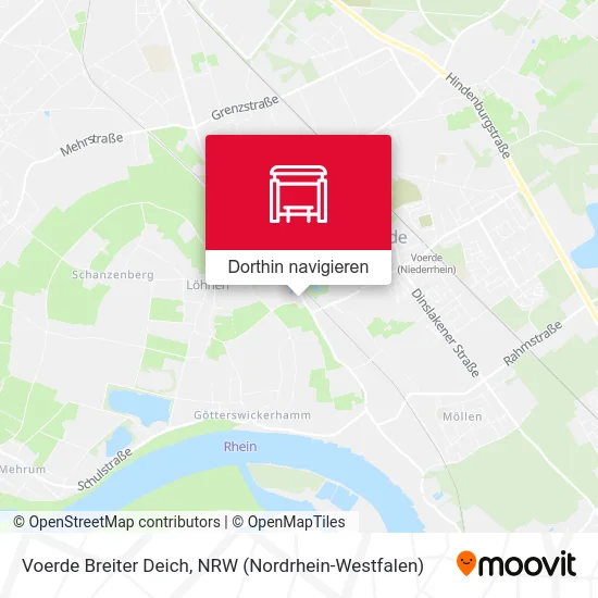 Voerde Breiter Deich Karte