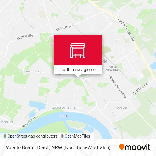 Voerde Breiter Deich Karte