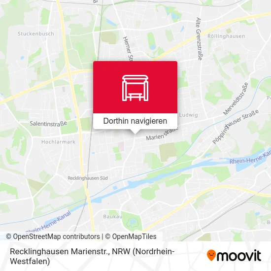 Recklinghausen Marienstr. Karte