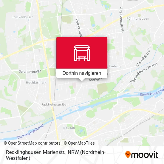 Recklinghausen Marienstr. Karte