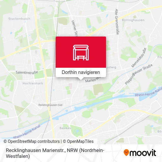 Recklinghausen Marienstr. Karte