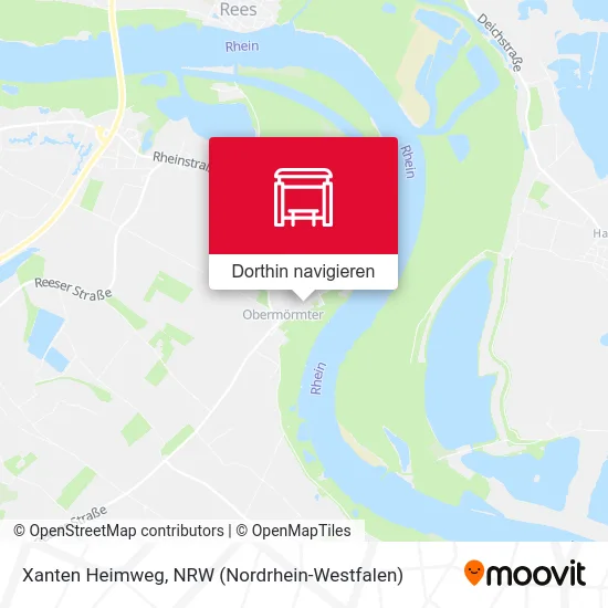 Xanten Heimweg Karte