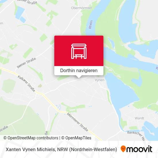 Xanten Vynen Michiels Karte