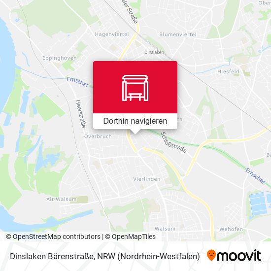 Dinslaken Bärenstraße Karte