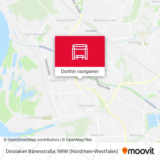 Dinslaken Bärenstraße Karte
