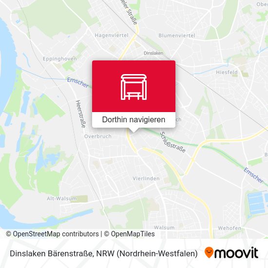 Dinslaken Bärenstraße Karte