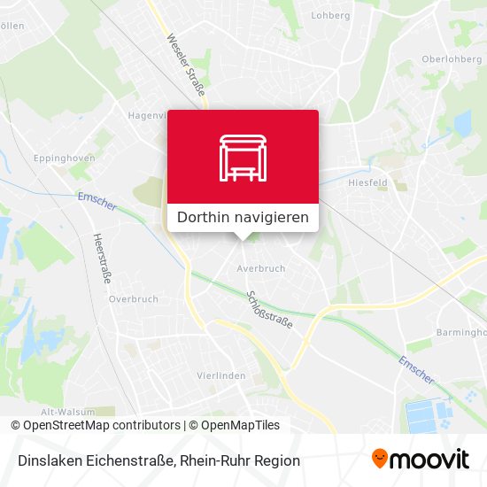 Dinslaken Eichenstraße Karte