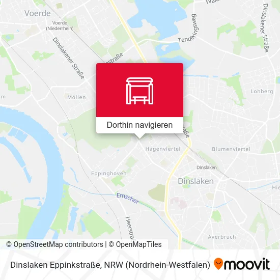 Dinslaken Eppinkstraße Karte