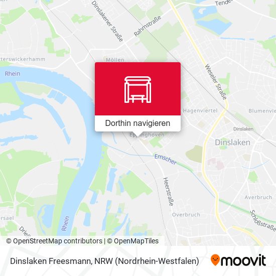 Dinslaken Freesmann Karte
