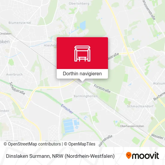 Dinslaken Surmann Karte