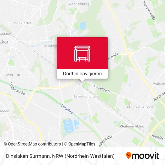 Dinslaken Surmann Karte