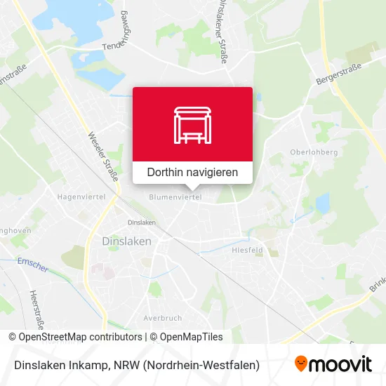 Dinslaken Inkamp Karte