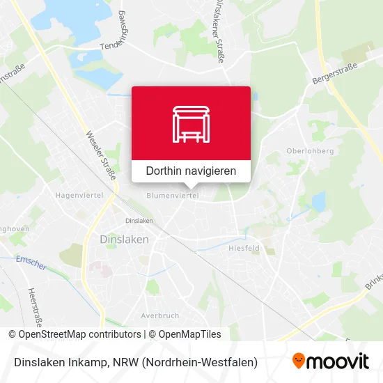 Dinslaken Inkamp Karte