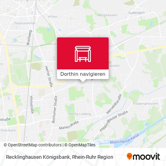 Recklinghausen Königsbank Karte