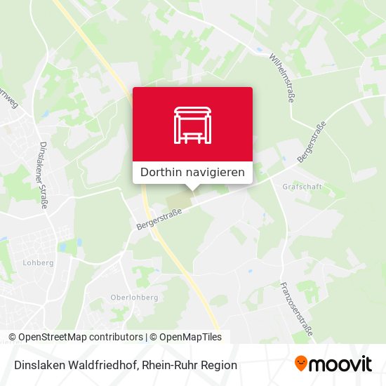 Dinslaken Waldfriedhof Karte