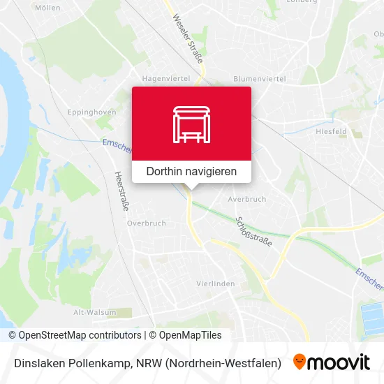 Dinslaken Pollenkamp Karte