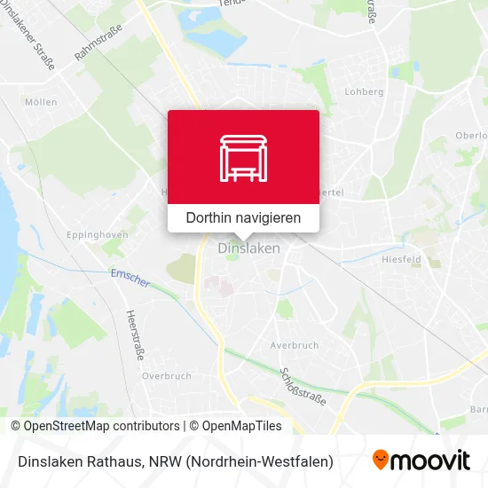 Dinslaken Rathaus Karte