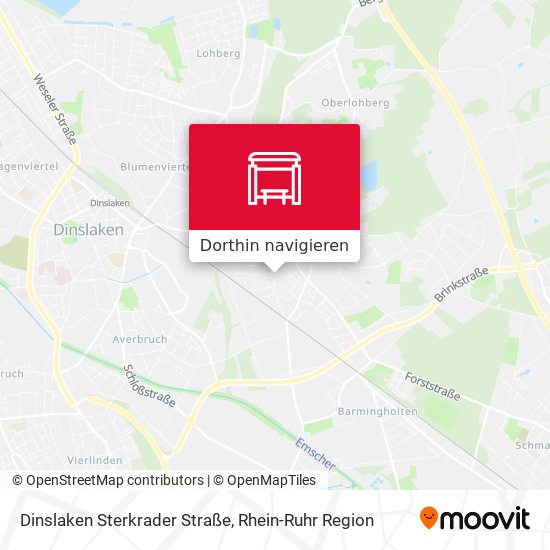 Dinslaken Sterkrader Straße Karte