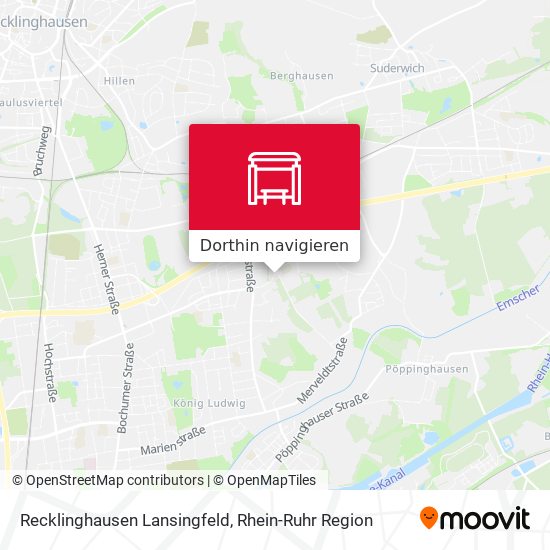 Recklinghausen Lansingfeld Karte