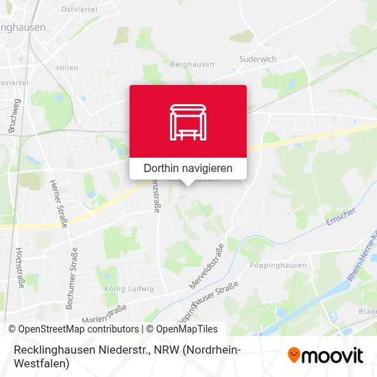 Recklinghausen Niederstr. Karte