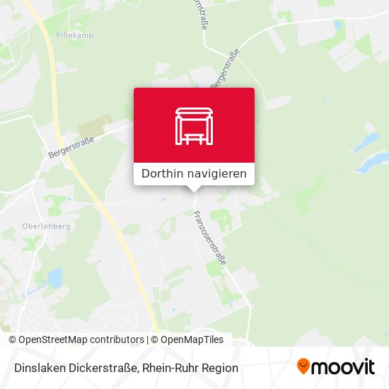 Dinslaken Dickerstraße Karte