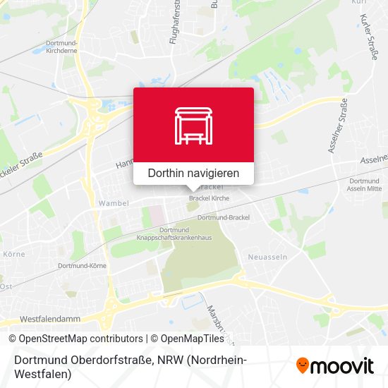 Dortmund Oberdorfstraße Karte