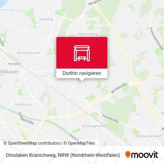 Dinslaken Kranichweg Karte