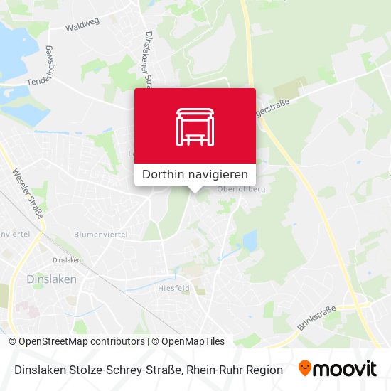 Dinslaken Stolze-Schrey-Straße Karte