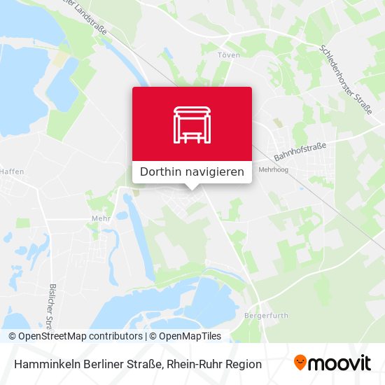 Hamminkeln Berliner Straße Karte