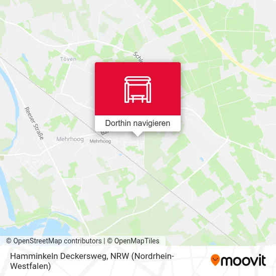 Hamminkeln Deckersweg Karte