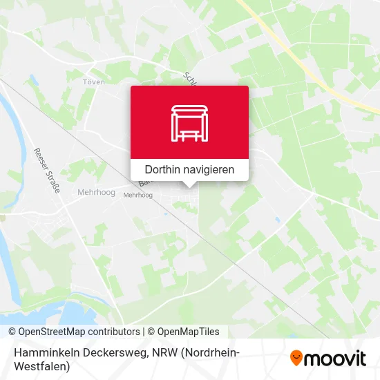 Hamminkeln Deckersweg Karte