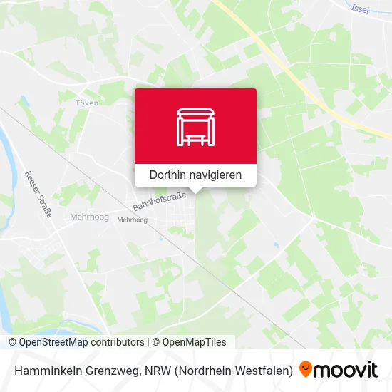 Hamminkeln Grenzweg Karte