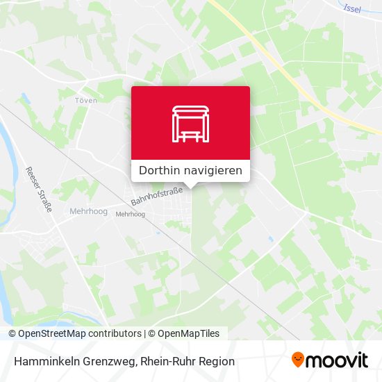 Hamminkeln Grenzweg Karte