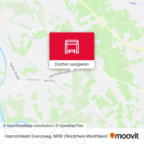 Hamminkeln Grenzweg Karte