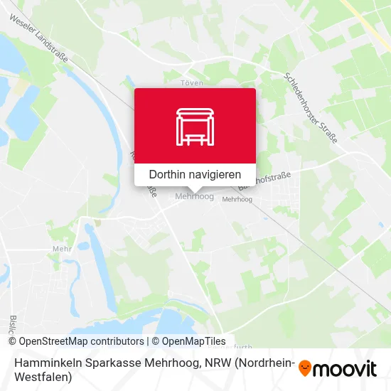 Hamminkeln Sparkasse Mehrhoog Karte
