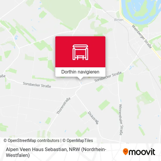 Alpen Veen Haus Sebastian Karte