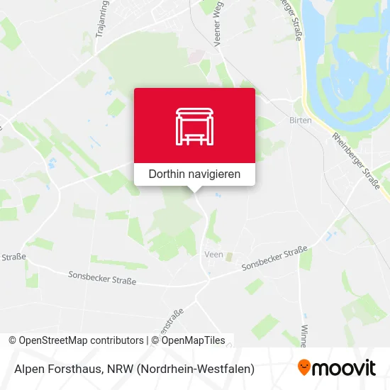 Alpen Forsthaus Karte