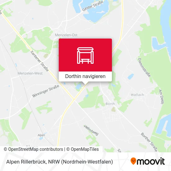 Alpen Rillerbrück Karte