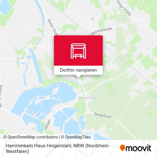 Hamminkeln Haus Hingendahl Karte