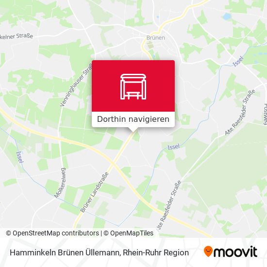 Hamminkeln Brünen Üllemann Karte