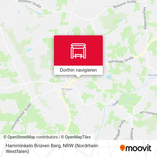 Hamminkeln Brünen Berg Karte
