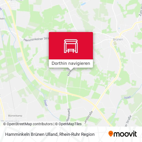 Hamminkeln Brünen Ulland Karte