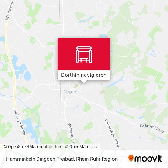 Hamminkeln Dingden Freibad Karte