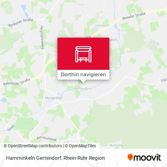 Hamminkeln Gertendorf Karte