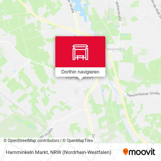 Hamminkeln Markt Karte