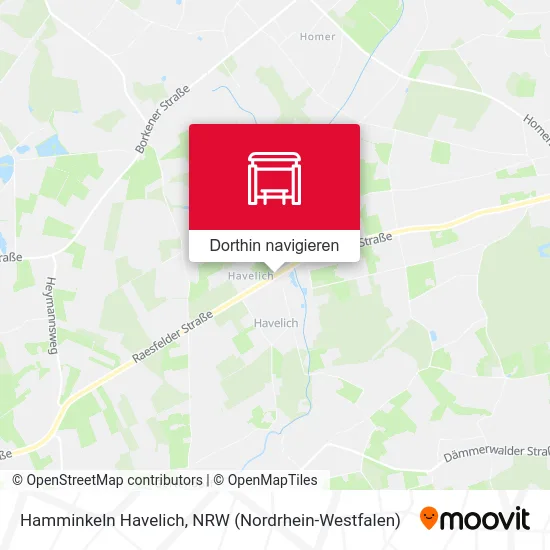 Hamminkeln Havelich Karte