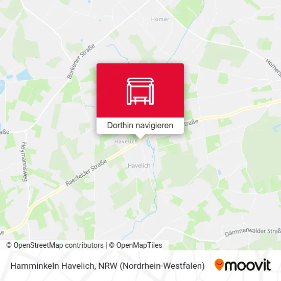 Hamminkeln Havelich Karte