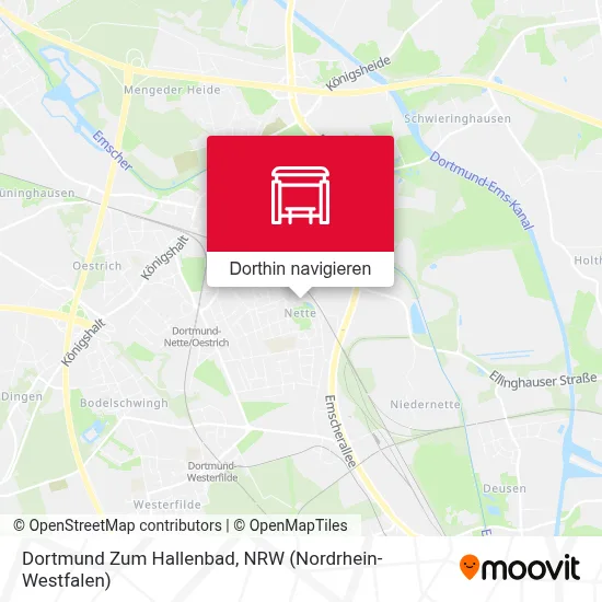 Dortmund Zum Hallenbad Karte