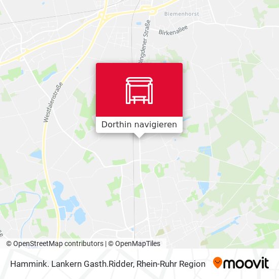 Hammink. Lankern Gasth.Ridder Karte