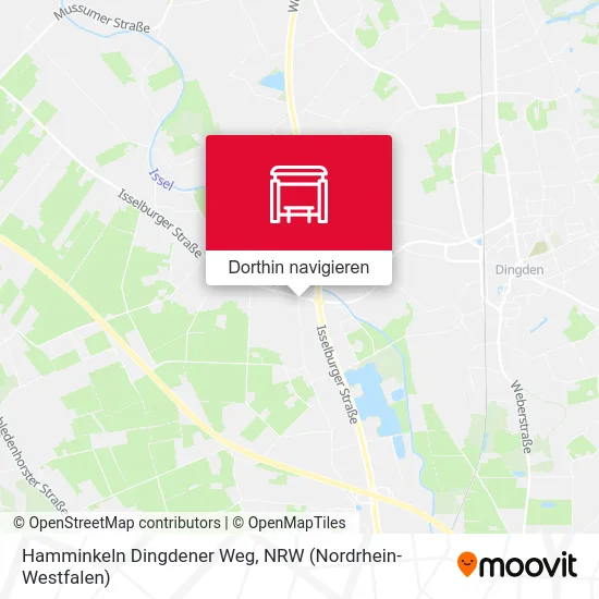 Hamminkeln Dingdener Weg Karte